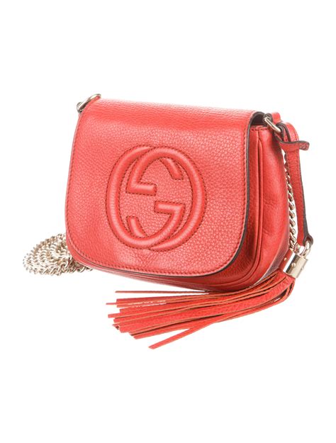 Gucci soho disco bag red